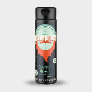 Shampoo 3 em 1 250ml Barba Rubra - BARBA LENHADOR