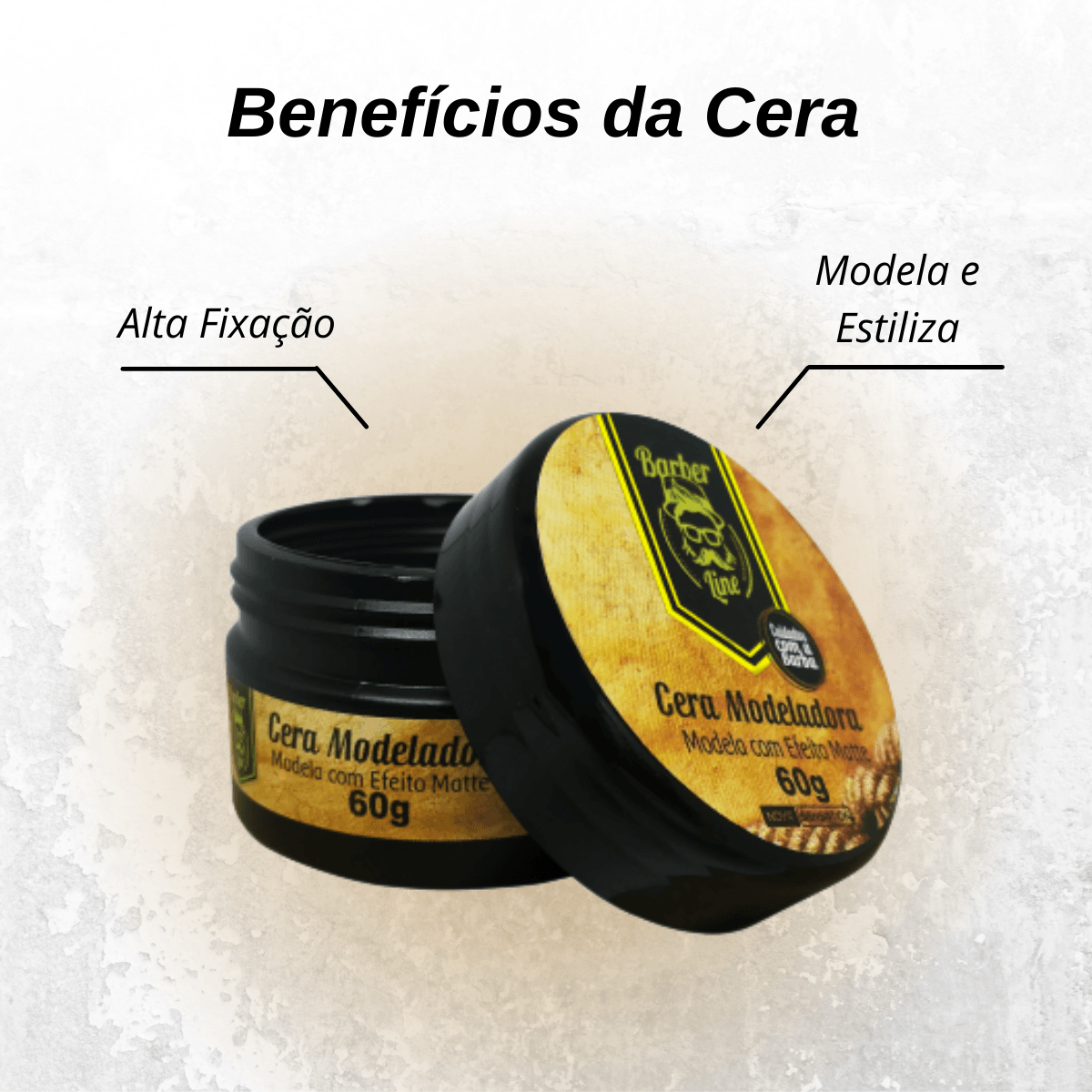 Kit para Cuidado da Barba - Shampoo + Condicionador + Balm + Cera Modeladora + Óleo para Barba - BARBA LENHADOR