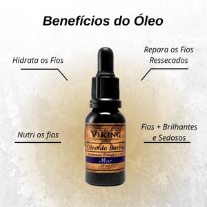 Óleo para Barba - Linha Mar - Viking - BARBA LENHADOR